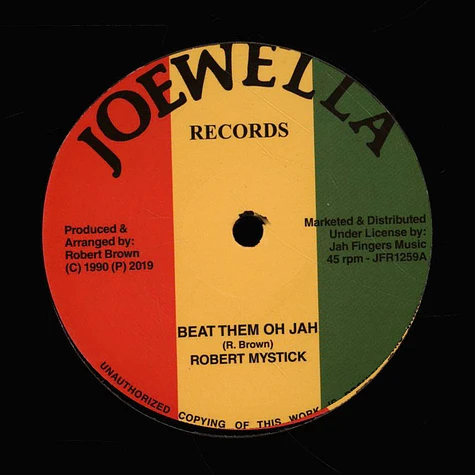 Robert Mystic - Beat Them Oh Jah / Version