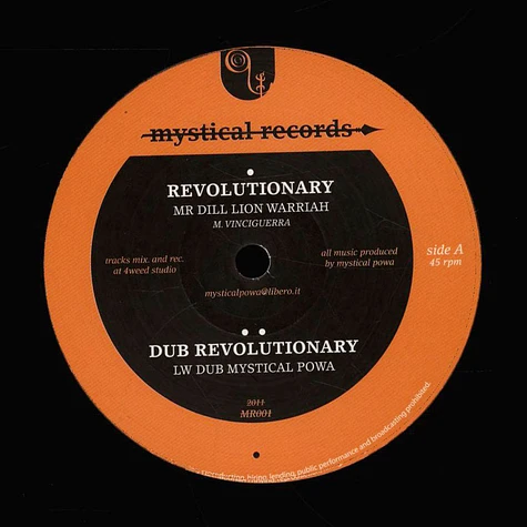Mr Dill Lion Warriah, Lw Dub Mystical Powa / Anayah Roots - Revolutionary, Dub / Luv Luv Luv, Dub