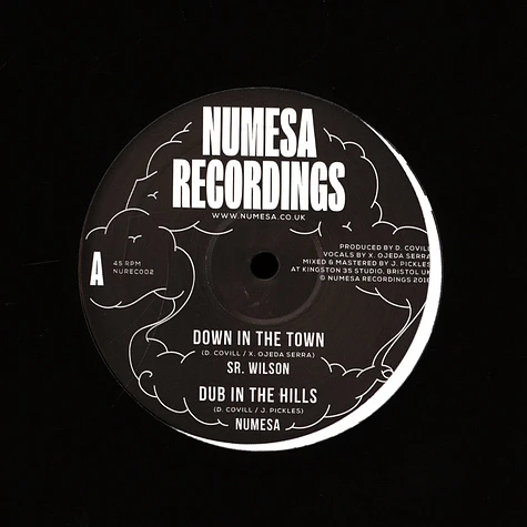 Sr.Wilson, Numesa / Numesa - Down In The Town, Dub / Rockers Swing, Version