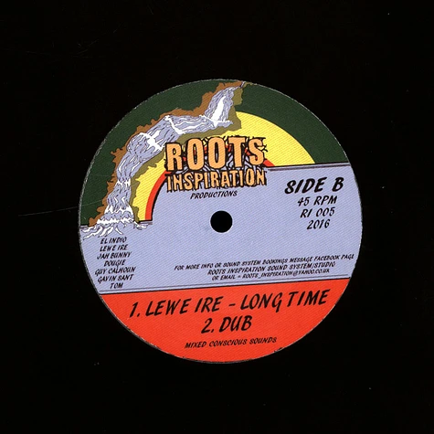 El Indio / Lewe Ire - Changes, Dub / Long Time, Dub
