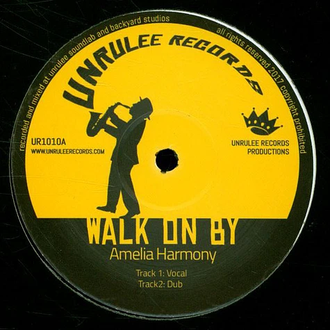 Amelia Harmony / I Jah Soloman - Walk On By, Dub / Echoes Of Love, Dub