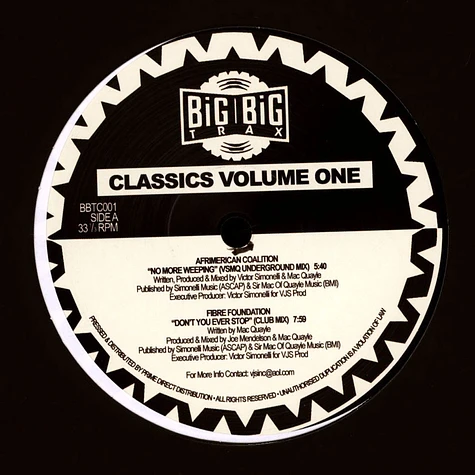 V.A. - Big Big Trax Classics Volume 1
