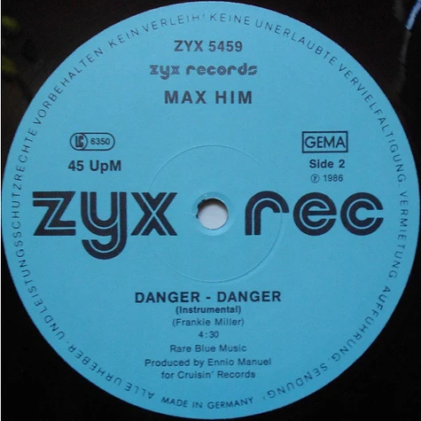 Max-Him - Danger - Danger