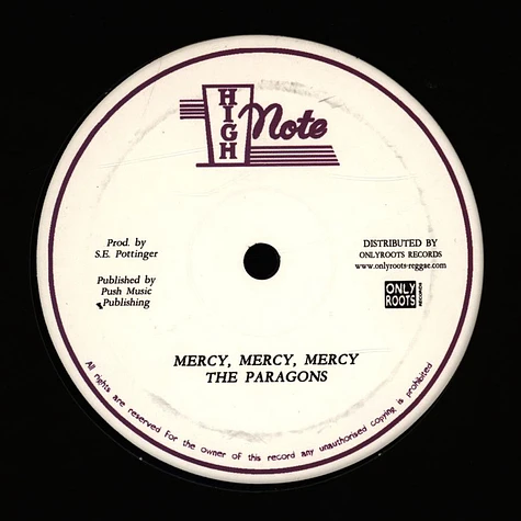 Paragons & Jah Stone / Paragons - Riding High / Mercy Mercy Mercy