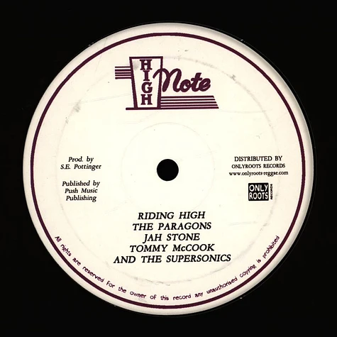 Paragons & Jah Stone / Paragons - Riding High / Mercy Mercy Mercy