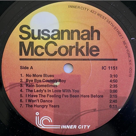 Susannah McCorkle - The People That You Never Get To Love