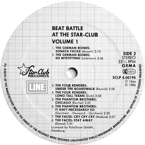 V.A. - Beat Battle At The Star-Club Vol. 1