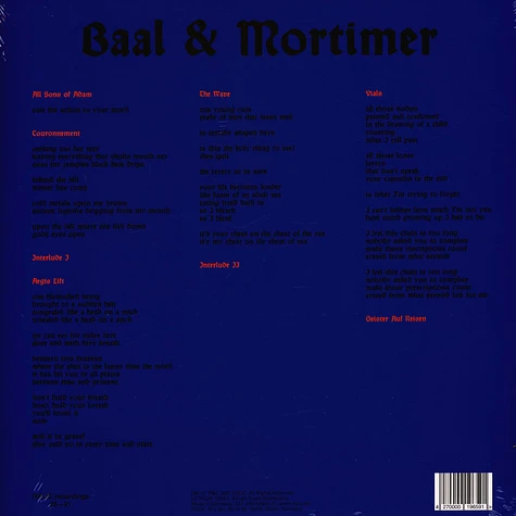Baal & Mortimer - The Torso Tapes