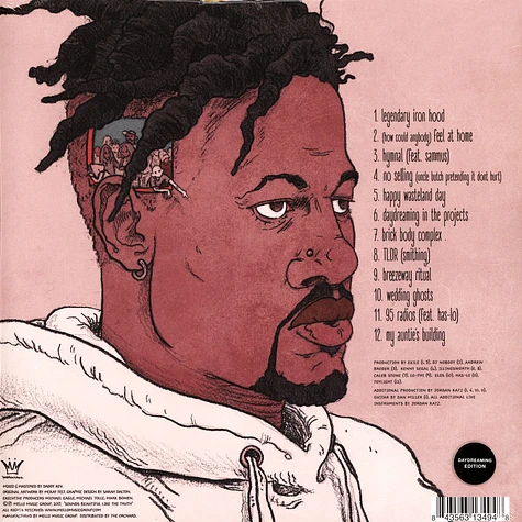 Open Mike Eagle - Brick Body Kids Still Daydream White & Faded Green Clouds Vinyl Edition