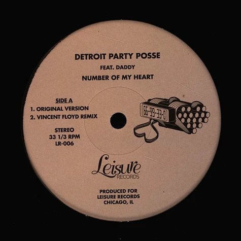 Detroit Party Posse - Number Of My Heart Feat. Daddy
