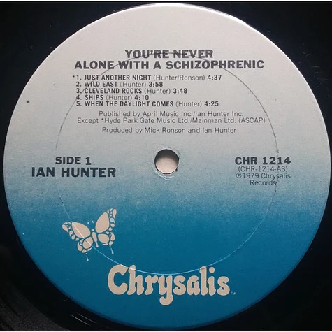 Ian Hunter - You're Never Alone With A Schizophrenic