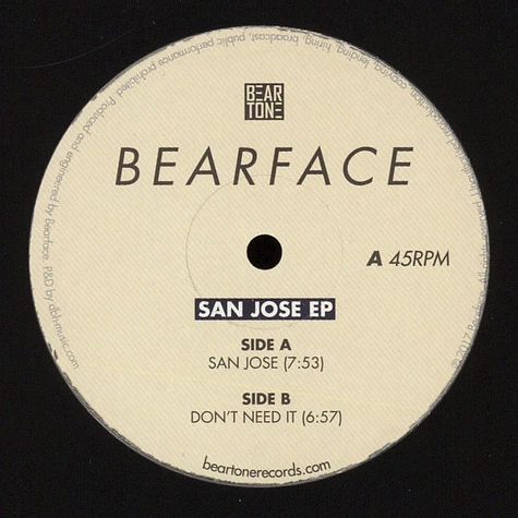 Bearface - San Jose EP