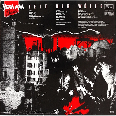 Vera Kaa Band - Zeit Der Wölfe