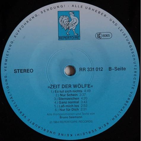 Vera Kaa Band - Zeit Der Wölfe