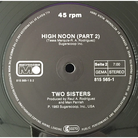 Two Sisters - High Noon