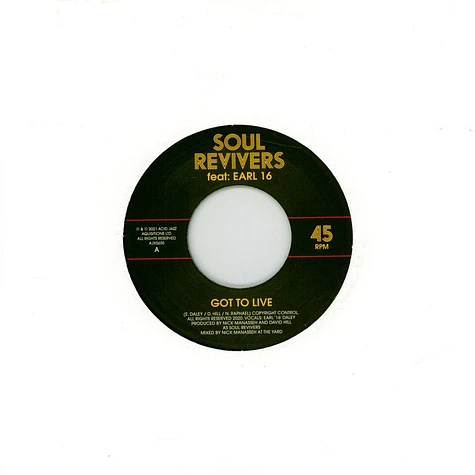 Soul Revivers - Harder / Harder Dub Feat. Ernest Ranglin