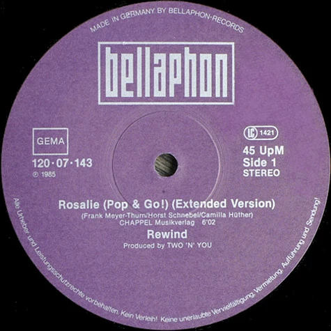 Rewind - Rosalie (Pop & Go!)