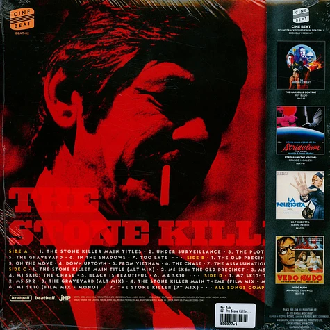 Roy Budd - OST The Stone Killer Black Vinyl Edition