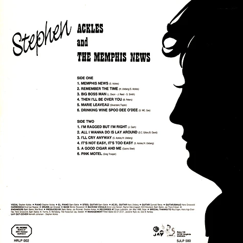 Stephen Ackles - Stephen Ackles and The Memphis News