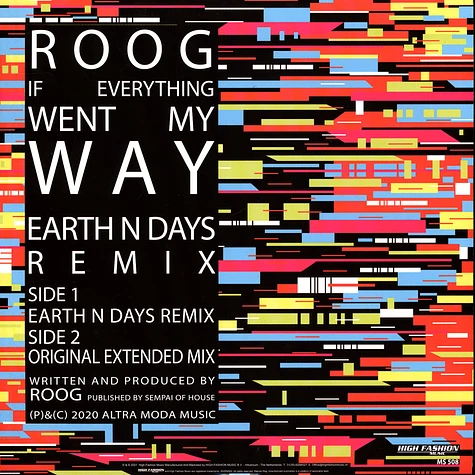 Roog - If Everything Went My May