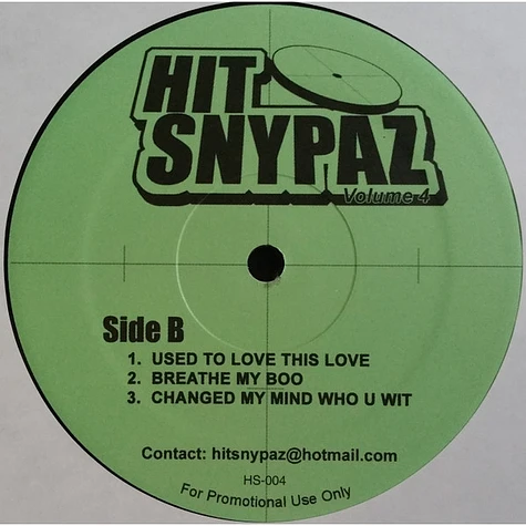 Hit Snypaz - Hit Snypaz Volume 4