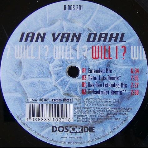 Ian Van Dahl - Will I ?