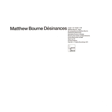 Matthew Bourne - Désinances