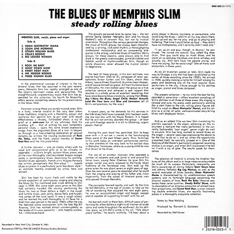 Memphis Slim - Steady Rolling Blues: The Blues Of Memphis Slim