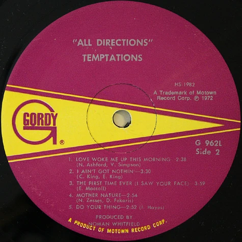 The Temptations - All Directions