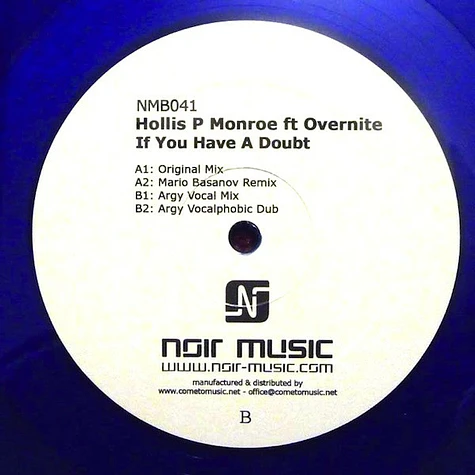 Hollis P. Monroe Ft Overnite - If You Have A Doubt
