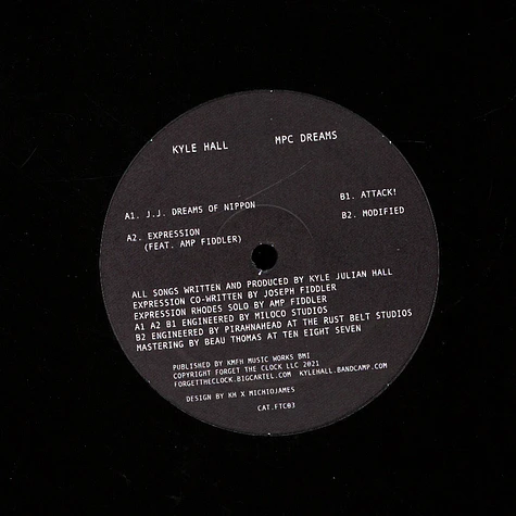 Kyle Hall - Mpc Dreams Black Vinyl Edition