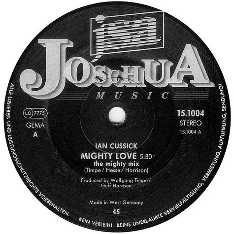 Ian Cussick - Mighty Love