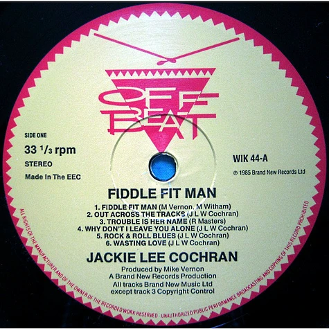 Jackie Lee Cochran - Fiddle Fit Man