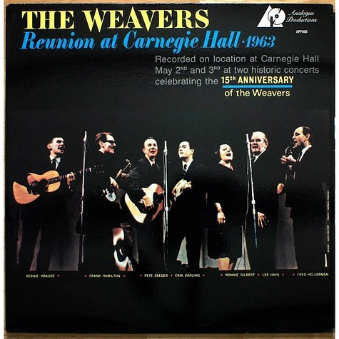 The Weavers - Reunion At Carnegie Hall - 1963