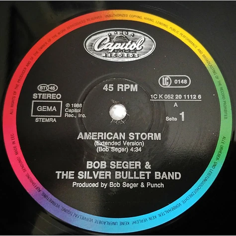 Bob Seger And The Silver Bullet Band - American Storm (Extended Version)