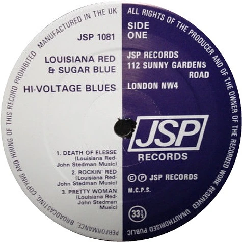 Louisiana Red & Sugar Blue - High Voltage Blues
