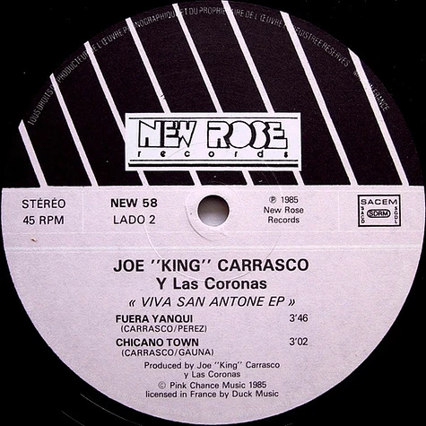 Joe King Carrasco & The Crowns - Viva San Antone E.P