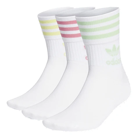 adidas - Mid Cut Solid Crew Sock (Pack of 3)