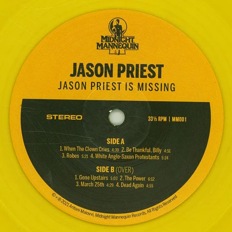 Jason Priest - Jason Priest Is Missing