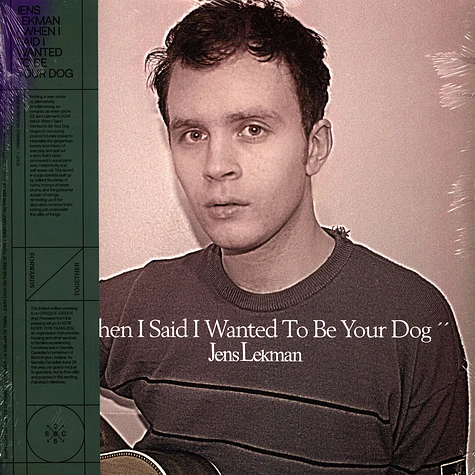 Jens Lekman - When I Said I Wanted To Be Your Dog Green Vinyl Edition