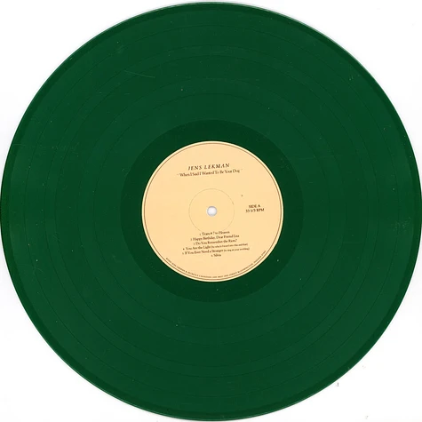 Jens Lekman - When I Said I Wanted To Be Your Dog Green Vinyl Edition