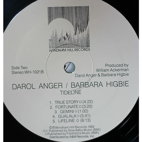 Darol Anger - Barbara Higbie - Tideline