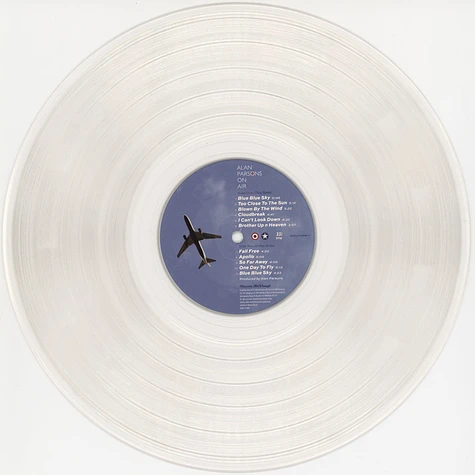 Alan Parsons - On Air Transparent Vinyl Edition