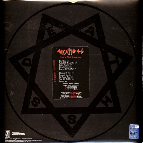 Death SS - Rock ' N ' Roll Armageddon Picture Disc Edition