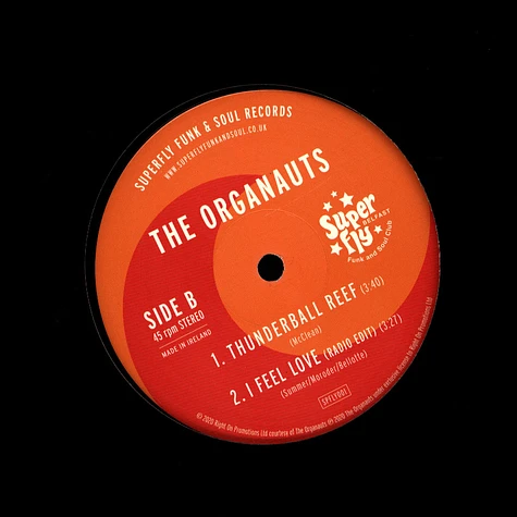 The Organauts - I Feel Love / Thunderball Reef