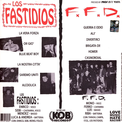 Los Fastidios / F.F.D. - Hasta La Baldoria