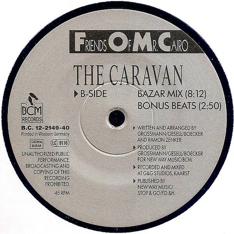 Friends Of Mr. Cairo - The Caravan
