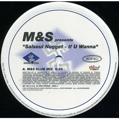 M&S - Salsoul Nugget (If U Wanna)