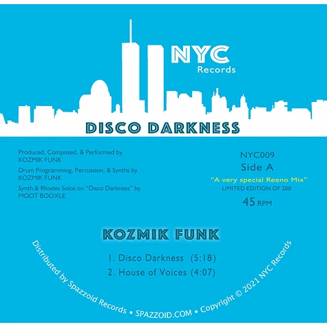 Kozmik Funk - Disco Darkness EP