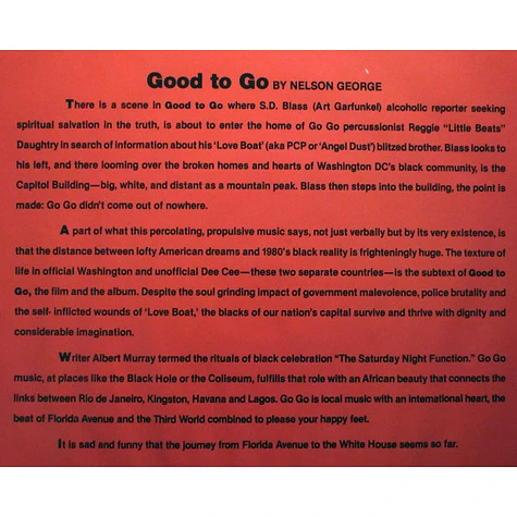 V.A. - Good To Go (Original Motion Picture Soundtrack)